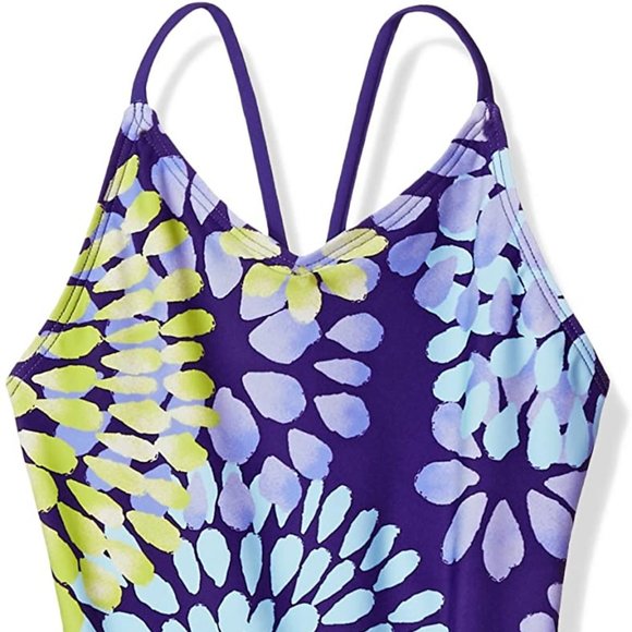 Kanu Surf Other - Girls Daisy Beach Sport Swimsuit Daisy Purple 10